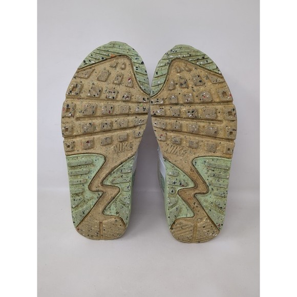 Big Kid's Nike Air Max 90 LTR SE Summit White‎ Pink DQ0276-100 Girls Size 5.5Y - Picture 7 of 10